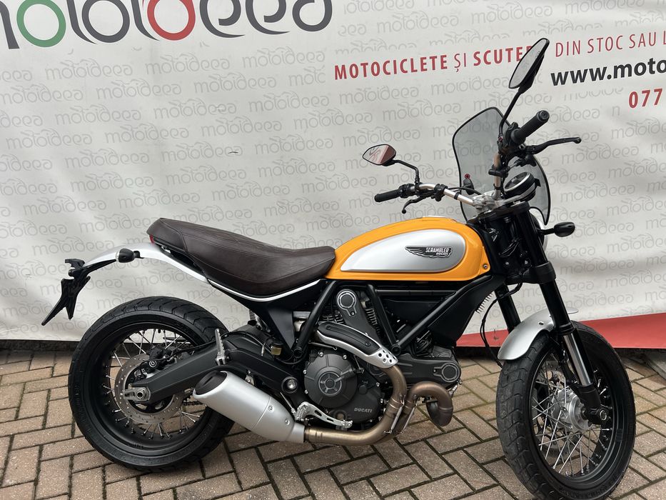 Motoideea vinde Scrambler Classic 800  ABS 2015 Rate Garantie