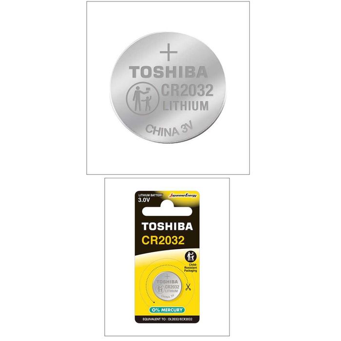 Baterie Litiu 3V CR2032 tip moneda, Toshiba 10806, in blister