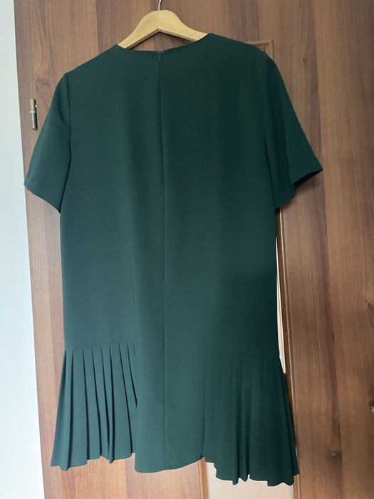 Rochita cu pliseuri, verde