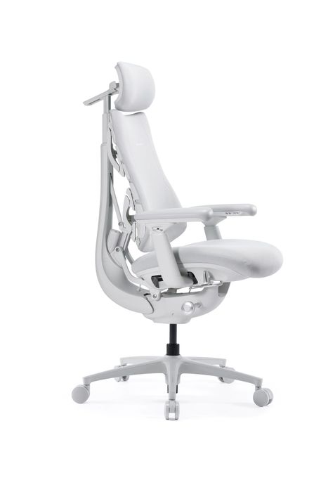 Scaun de birou LiberNovo Omni PRO Galcier White, Lombar Electrict, Răcire - 45 cm
