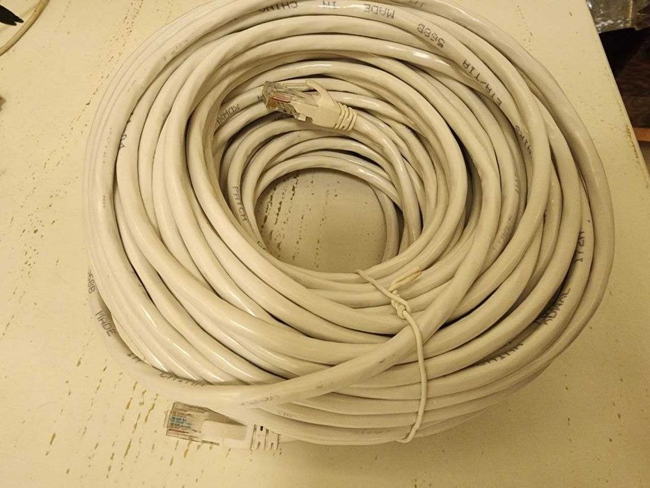 Кабель 30 метров витая пара UTP Cat. 6