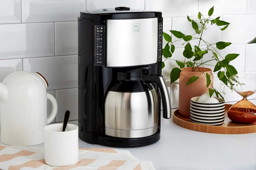 Кафемашина с филтър Melitta Look Therm Selection - черна и сребриста