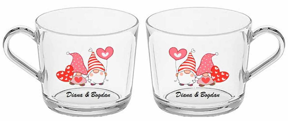 Cadou Valentines unicat cana pictata persoanlizata