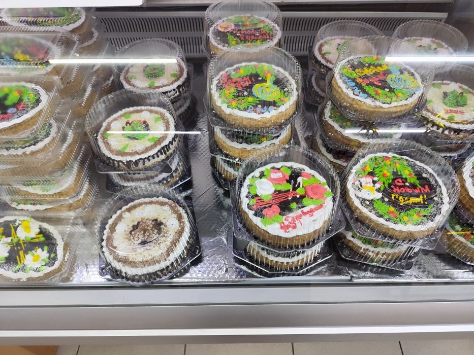 Торты медовые на сметане