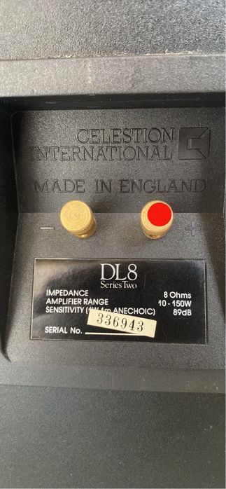 Dl8 Celestion тонколони + кабели