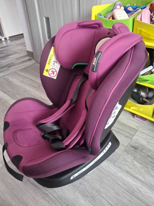 Scaun auto cu isofix, rotativ 360°, poziție somn, de la 0-36 kg