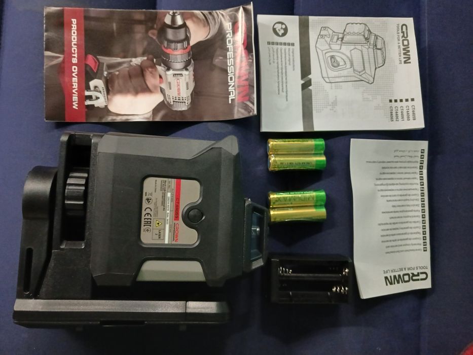 Продается лазерный уровень CROWN CT44059