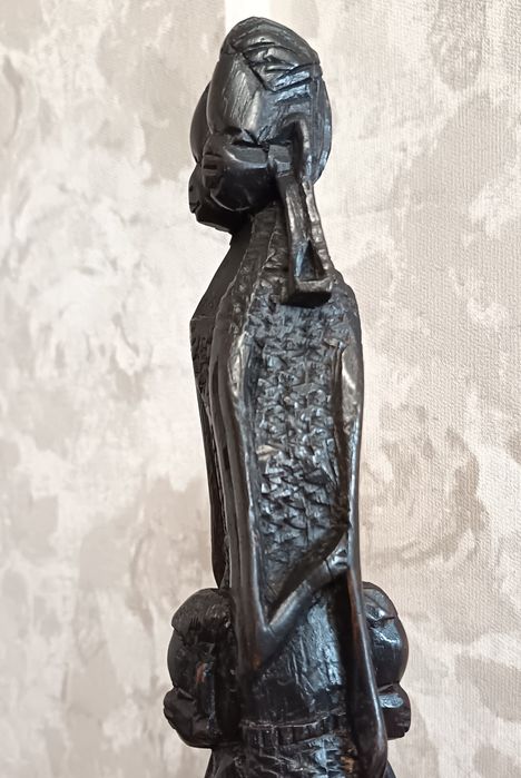 Автентична африканска статуетка, дърворезба"Уджамаа"