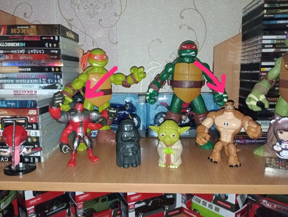 Игрушки фигурки из м/ф Бен 10