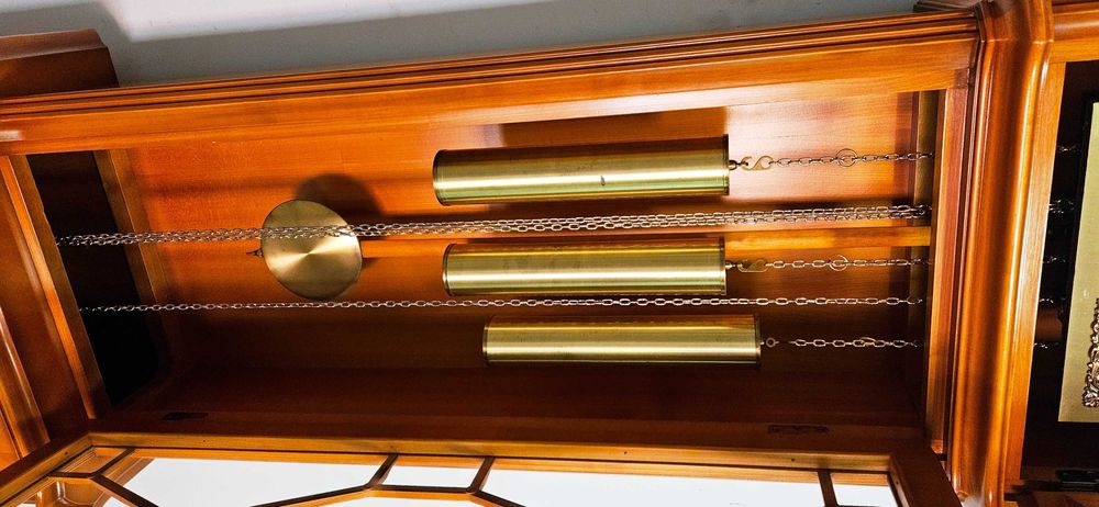 Ceas de podea cu pendula si 3 greutati Kieninger