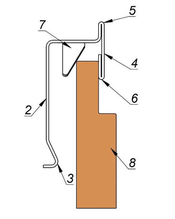 Профиль Н клинкер (клинкерная плитка)