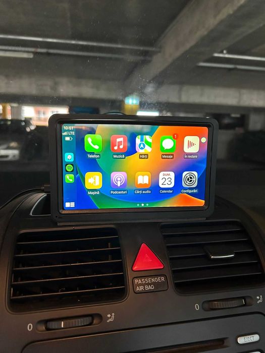 Navigatie Auto Universala CarPlay Android Auto Mirror Link 7.8 inch