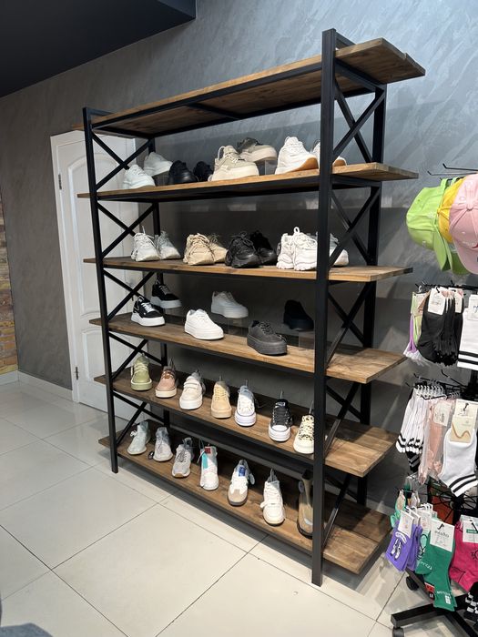 Мебель LOFT. Торговые стелажи.