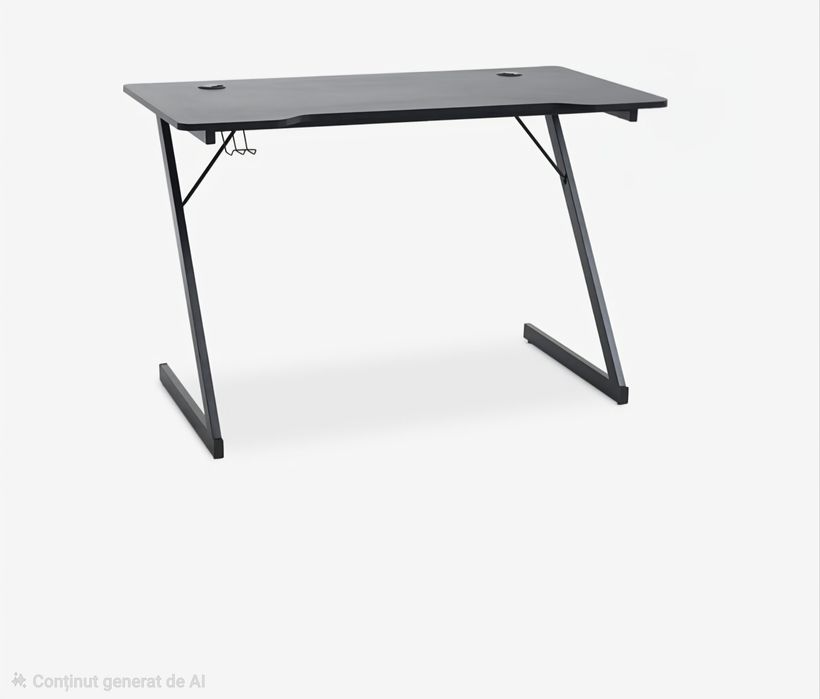 Birou gaming HALSTED 60x120 negru
