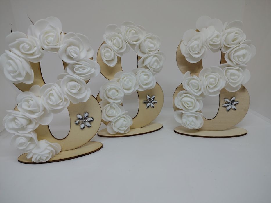 До края на м. Януари цената е 5 лв за брой Дървени осмици за осми март