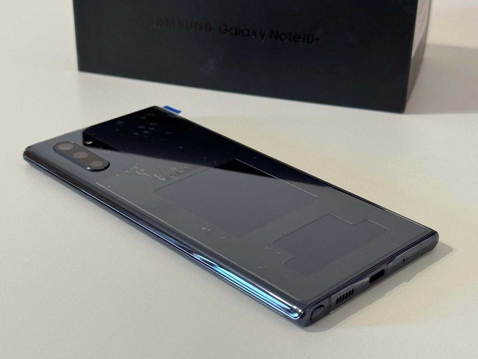 Бартер! НОВ! Samsung Galaxy Note 10+ Plus Аura Black (Черен)