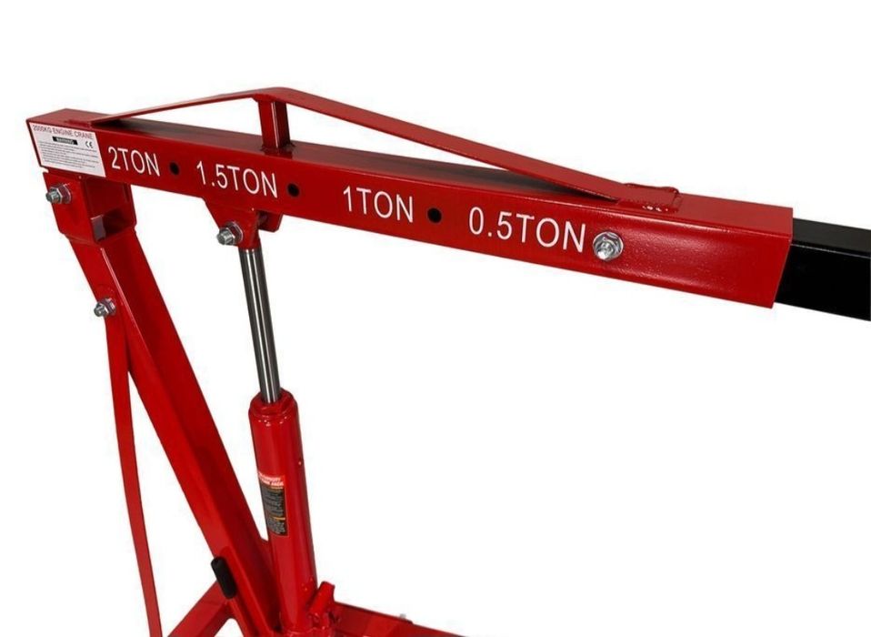 Macara hidraulica pliabila tip Girafa 2 tone 2T pentru atelier