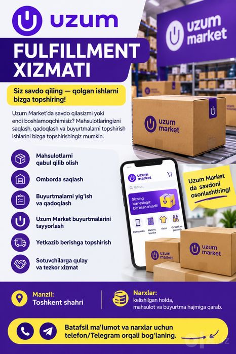 Uzum Market Fulfillment Xizmati