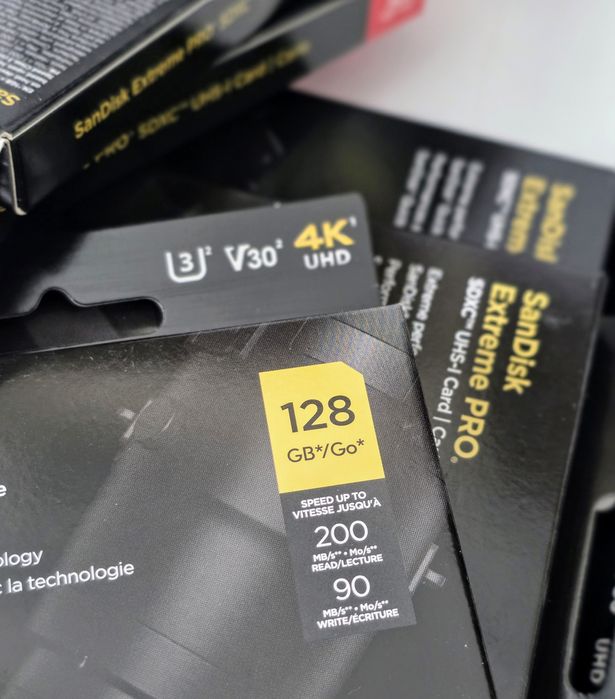 Card memorie SANDISK Extreme Pro, SDXC 128GB, 200MB/s, clasa 10, V30