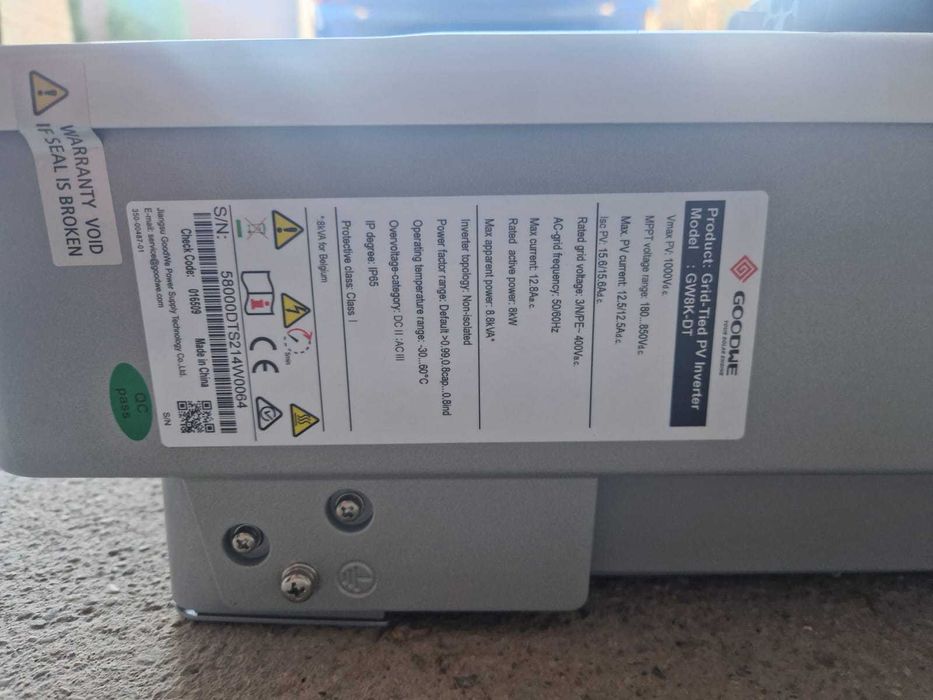 Invertor Goodwe trifazat GW8K-DT