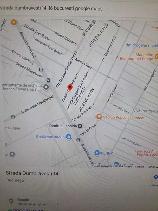 Casa si teren 424 mp de vanzare in Aparatorii Patriei /str Dumbravesti 14-16/P+2+M/intre case