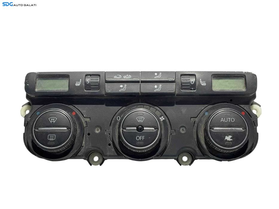 Panou Modul Unitate Comanda AC Aer Conditionat Clima Climatronic Dublu Dual Zone Volkswagen Passat B6 2005 - 2010 [L2913]