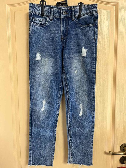 Дънки слим Zara и още три чифта прави дънки за момиче