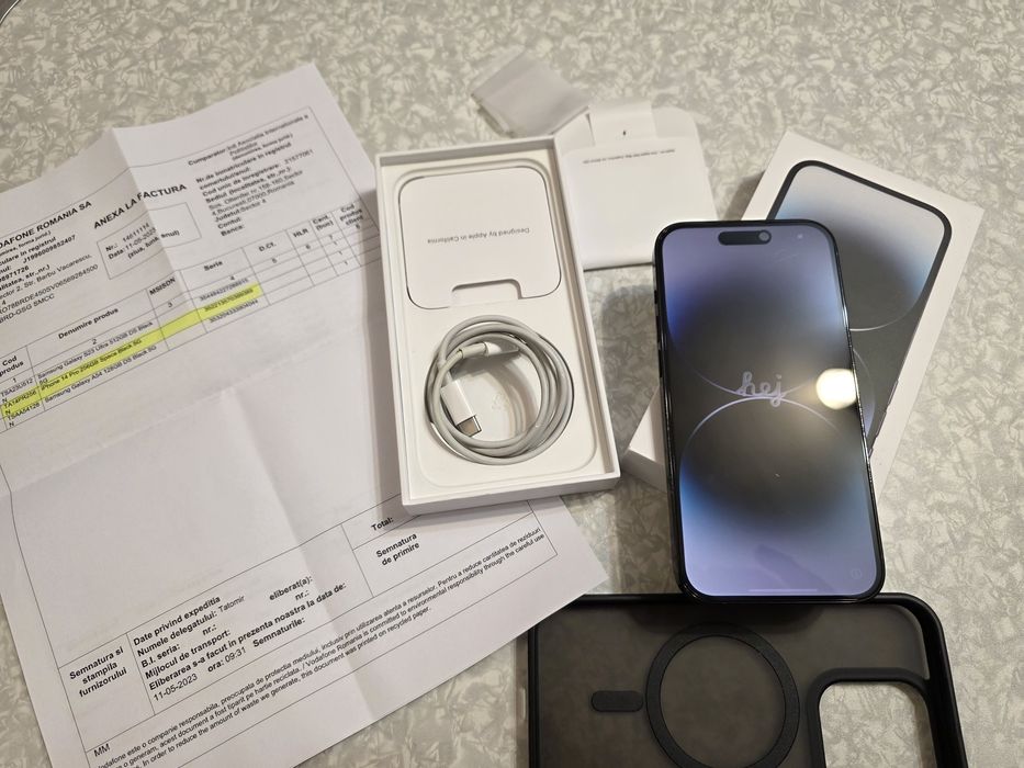 Iphone 14 Pro 256 Gb in stare foarte buna-bonus husa si folie  privacy