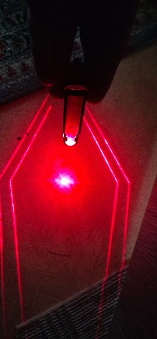 stop bicicleta cu laser punct +laser  linii sau led rosu intermitent