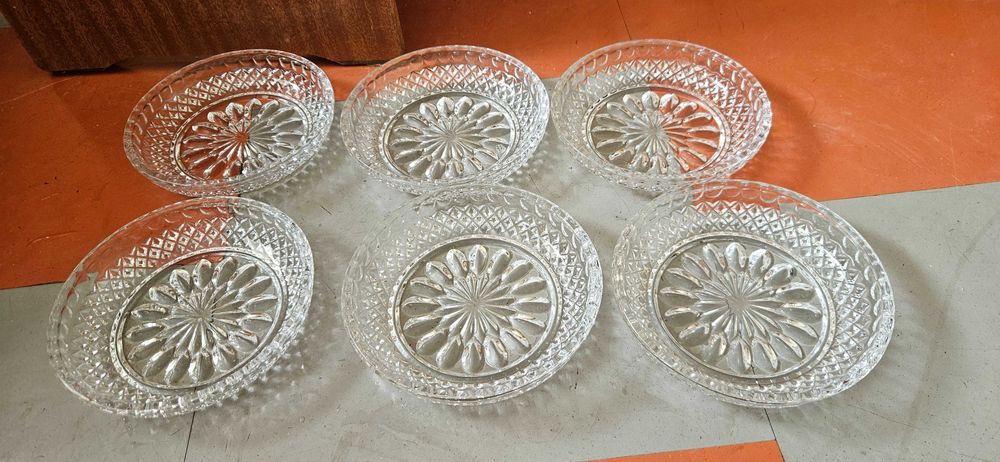 кристални стъклени купи,чинии, подноси фруктиери, бонбониери
