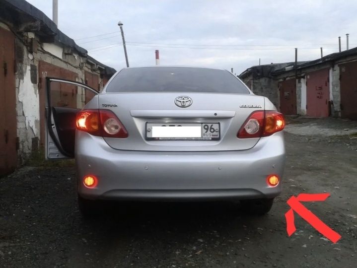 Тойота королла е150 задние катафоты