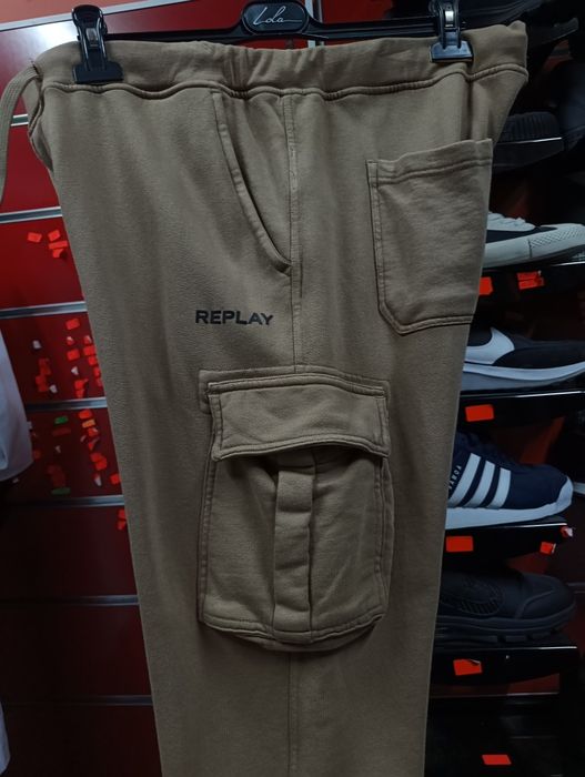 Оригинално долнище Replay L , XL , XXL ново мъжко памучно анцуг реплей