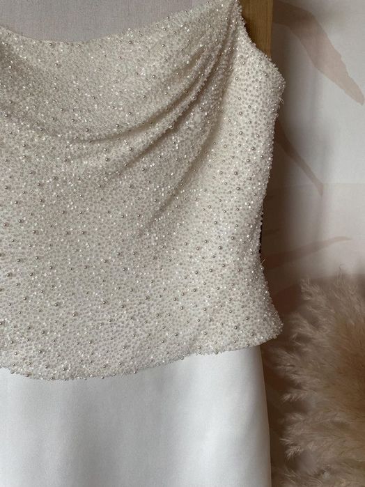 Свтбена рокля закупена от Etsy (Mon Cheri vintage uk 12/us 8/eu 40