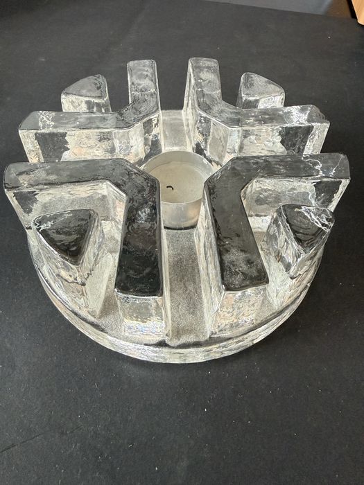 Suport lumanare sticla