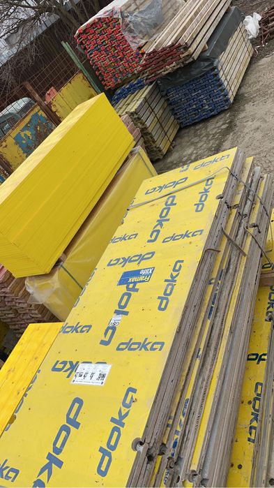 Cofraje DOKA, placa galbena trei straturi. vanzari-inchirieri
