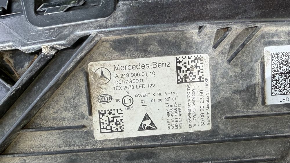 vând far - multibeam led Mercedes E300 w213 - an 2020