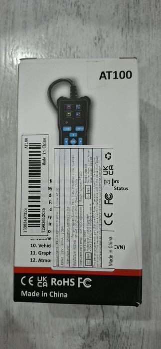 Диагностика OBD2 модел AT100