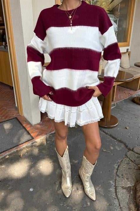 Дамски Пуловер овърсайз модел