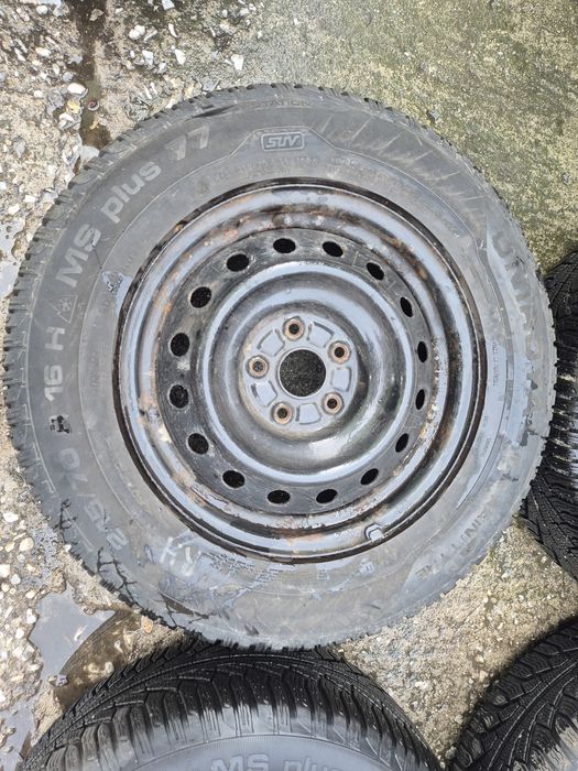 4бр стоманени джанти за Тойота Рав 4 / 6.5ж Х16/ ет 45/ 5Х 114.3/