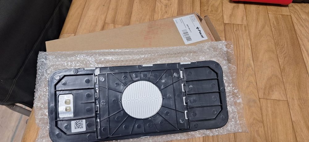 Стъкло, външно огледало L/R (433 x188mm, with heating) MERCEDES ACTROS