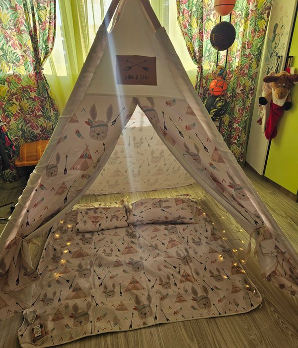 Детска палатка за игра типи