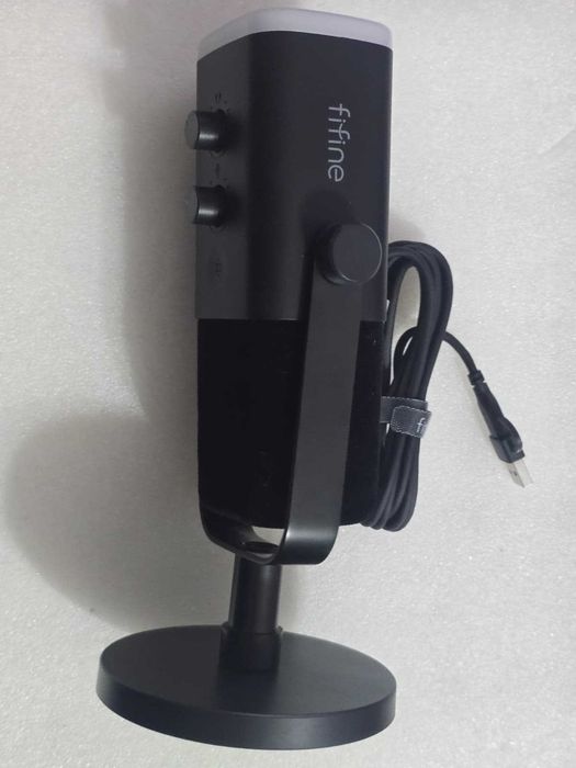 Microfon streaming Fifine AM8 Black USB-C XLR Jack 3.5mm