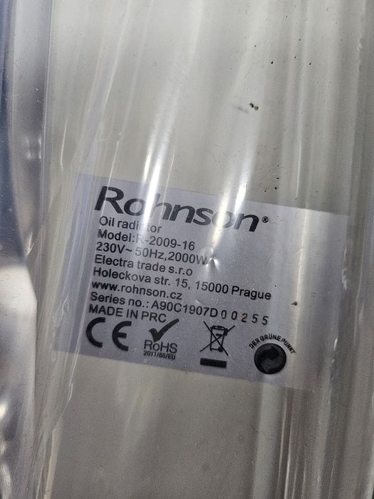 Маслен радиатор Rohnson R 2009-16
