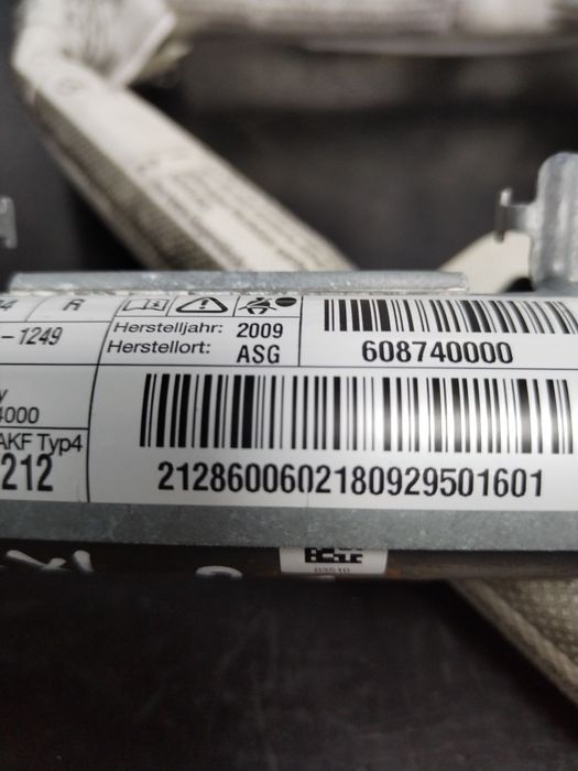 airbag cortina mercedes-benz e-class (2009->) [w212] 2.2 motorina 2012