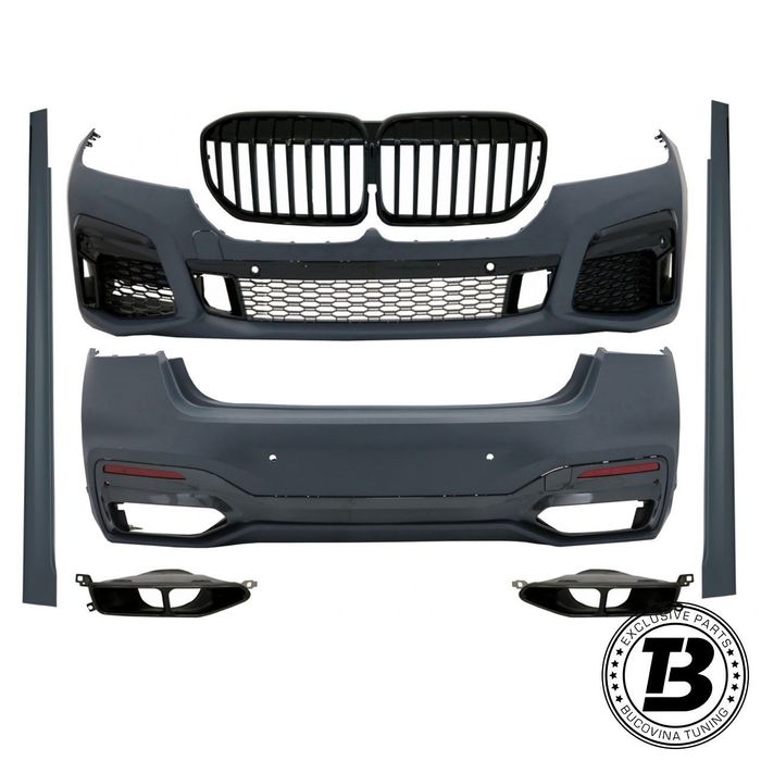 Pachet Exterior compatibil cu BMW Seria 7 G12 LCI M760 Design