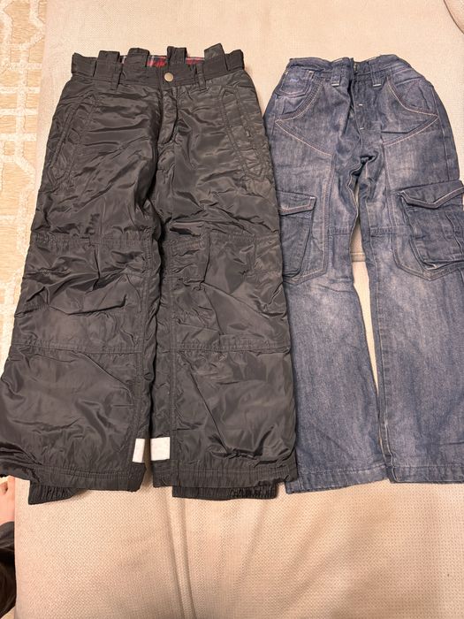 Штаны утепленные на 6 лет б/у