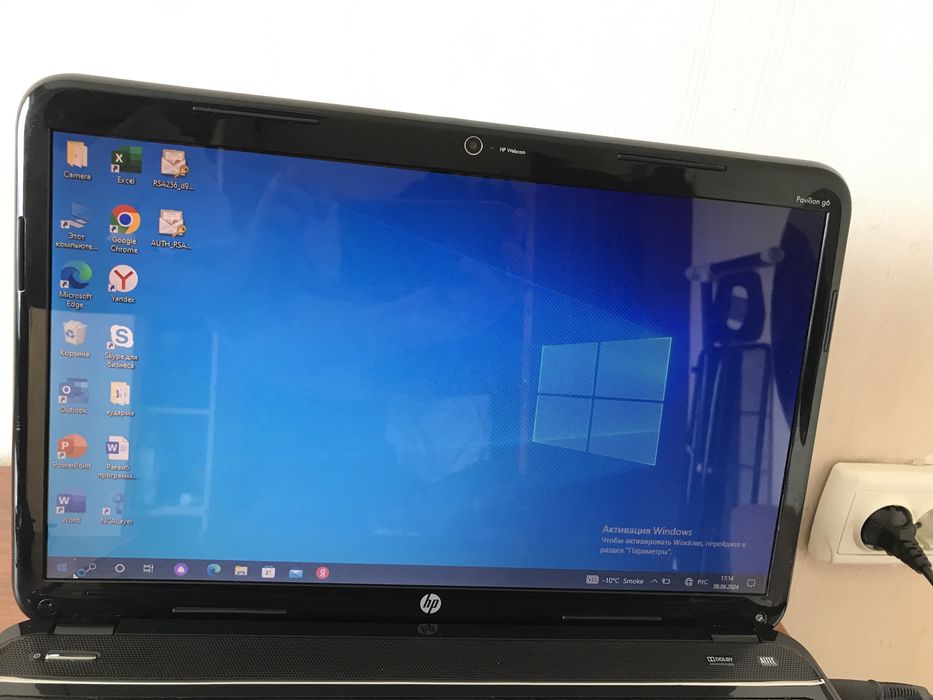 Ноутбук hp в хорошем состоянии.