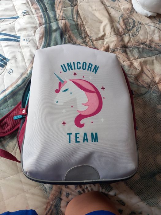 Geanta scoala  ergonomica cu unicorn
