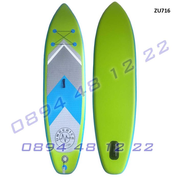 Надуваема дъска сърф SUP борд съб падъл гребло стенд ъп 10'6 плуване