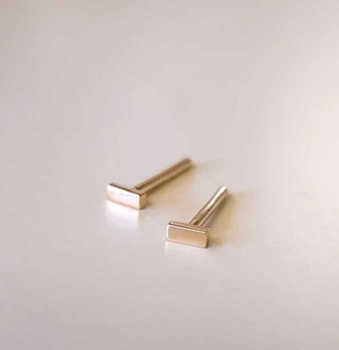 серьги гвоздики пусеты серебро 925